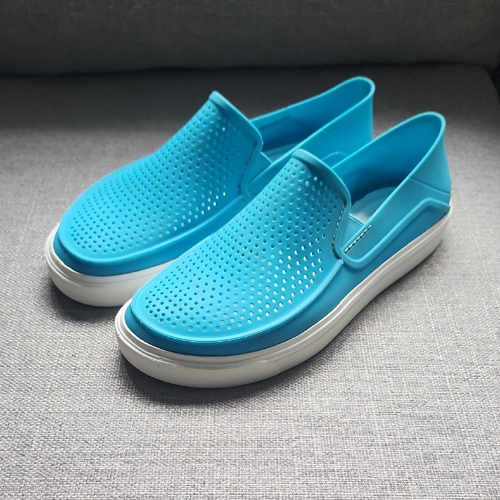 Crocs Blue Slip-On Shoes